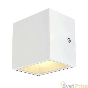 Уличный настенный светодиодный светильник SLV Sitra Cube 1002033