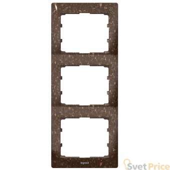 Рамка 3-постовая Legrand Galea Life какао коричневый 771707