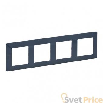 Рамка 4-постовая Legrand Valena Life Лазурь 754094