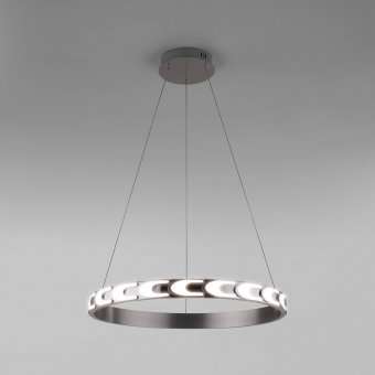 Подвесной светодиодный светильник Eurosvet Chain 90164/1 сатин-никель