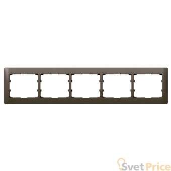 Рамка 5-постовая Legrand Galea Life темная бронза 771205