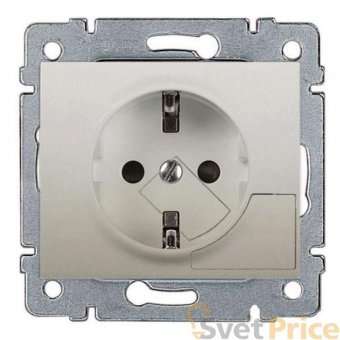 Розетка 2К+З Legrand Galea Life 16A 250V с/з с механической системой выталкивания вилки перламутр 771524