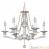 Подвесная люстра IDLamp Eloisa 259/6-Whiteplatina