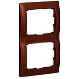Рамка 2-постовая Legrand Galea Life красное дерево 771986