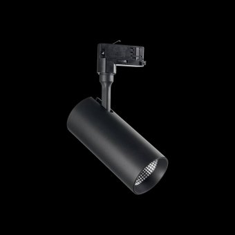Трековый светодиодный светильник Ideal Lux Smile 30W CRI80 20 3000K Nero