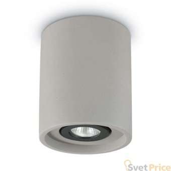 Потолочный светильник Ideal Lux Oak PL1 Round Cemento