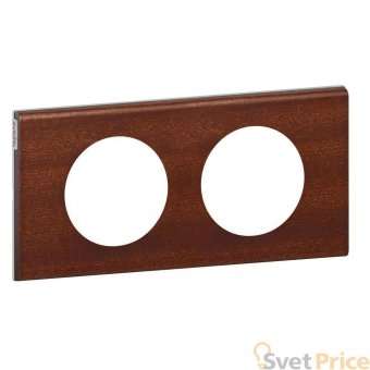 Рамка 2-постовая Legrand Celiane орех 069222