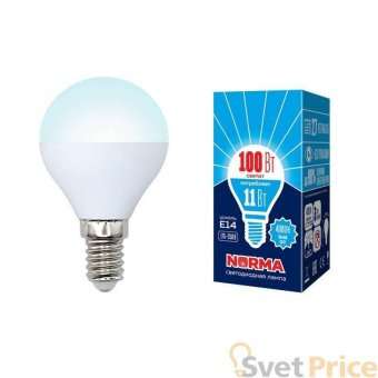 Лампа светодиодная (UL-00003831) E14 11W 4000K матовая LED-G45-11W/NW/E14/FR/NR