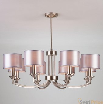 Подвесная люстра Eurosvet Diana 60067/8 сатин-никель