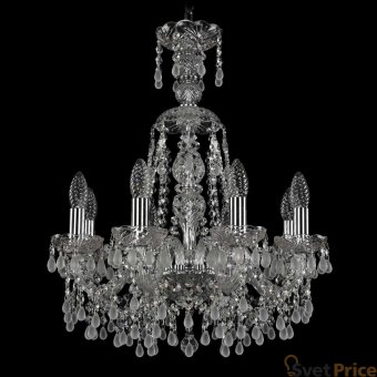 Подвесная люстра Bohemia Ivele 1410/8/160/XL-60/Ni/V0300