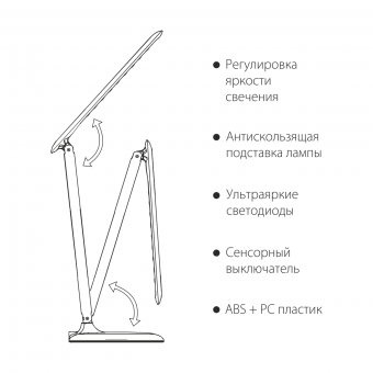 Настольная лампа Elektrostandard Alcor черный 4690389101632