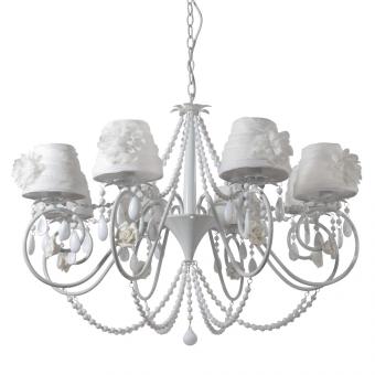 Подвесная люстра Crystal Lux Elena White SP8