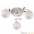 Потолочная люстра IDLamp Filomena 821/3PF-LEDWhitegold