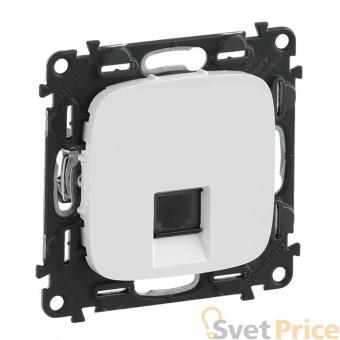 Телефонная розетка RJ11 Legrand Valena Allure белая 753738