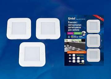 Мебельный светодиодный светильник (UL-00002888) Uniel ULM-F41-6W/4200K/DIM Sensor IP20 White