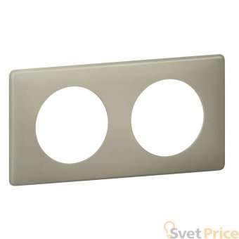 Рамка 2-постовая Legrand Celiane грин перкаль 066712