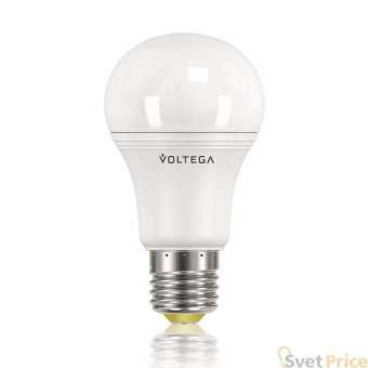 Лампа светодиодная Voltega E27 9,5W 2800К матовая VG2-A2E27warm9W 4710