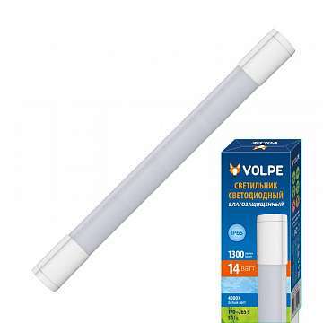 Потолочный светодиодный светильник (UL-00002581) Volpe ULT-Q218 14W/NW IP65 White