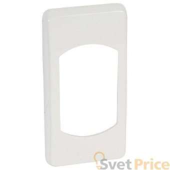 Рамка 1-постовая Legrand Celiane белая 068630