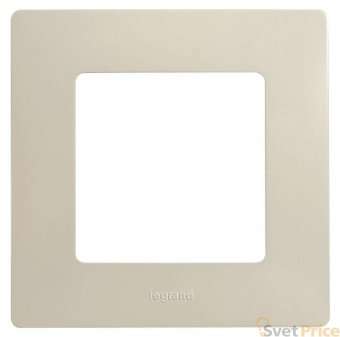 Рамка 1-постовая Legrand Etika слоновая кость 672511
