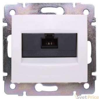 Розетка компьютерная RJ45 Legrand Valena 6 кат UTP с захватами белая 774246