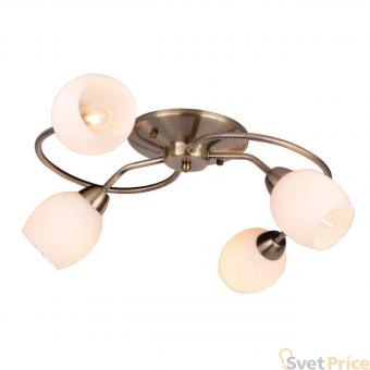 Потолочная люстра Arte Lamp Silvana A4033PL-4AB