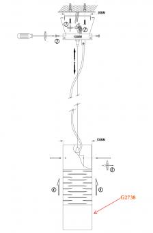 Подвесной светильник Odeon Light Marza 2738/1