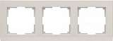 Рамка Stark на 3 поста слоновая кость WL04-Frame-03-ivory 4690389046520