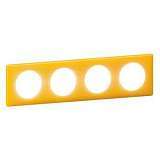 Рамка 4-постовая Legrand Celiane песочный муар 066674