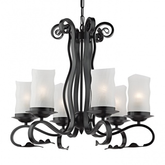 Подвесная люстра Arte Lamp Scroll A7915LM-6BK