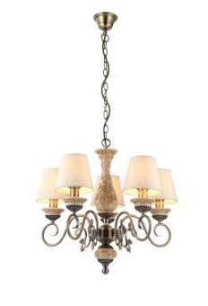 Подвесная люстра Arte Lamp Ivory A9070LM-5AB