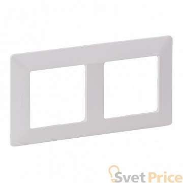 Рамка 2-постовая Legrand Valena Life Белая 754002