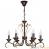Подвесная люстра IDLamp Riccarda 261/6-Blackplatina
