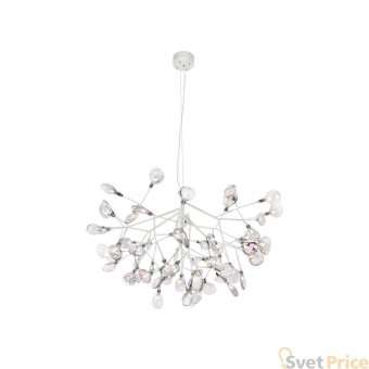 Подвесная светодиодная люстра Crystal Lux Evita SP63 White/Transparent