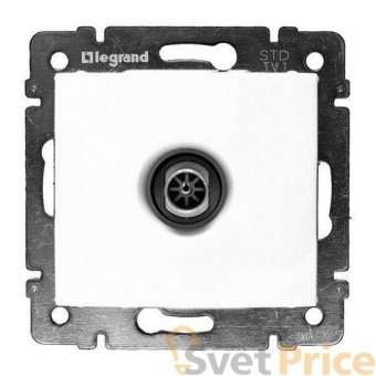 Розетка TV оконечная Legrand Valena алюминий 770130