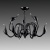 Потолочная люстра Lightstar Cigno Collo Bk 751027 страна Италия Потолочная люстра Lightstar Cigno Collo Bk 751027