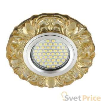 Встраиваемый светильник Fametto Luciole Dls-L136 Gu5.3 Glassy/Yellow