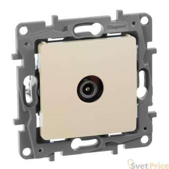 Розетка TV оконечная Legrand Etika слоновая кость 672365