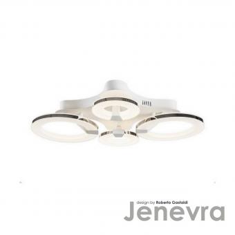 Потолочный светодиодный светильник IDLamp Jenevra 397/4PF-LEDWhitechrome
