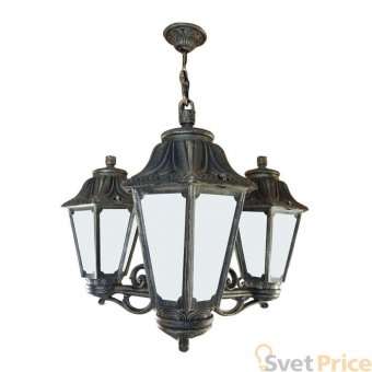 Уличный подвесной светильник Fumagalli Sichem/Anna 3L E22.120.S30.BYF1R