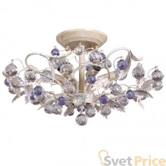 Потолочная люстра IDLamp Irida 242/6PF-Whitepatina