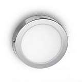 Настенно-потолочный светодиодный светильник Ideal Lux Universal AP1 24W Round Cromo