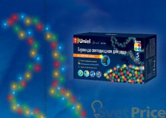 Гирлянда на солнечных батареях 500см разноцветная (05306) Uniel Special USL-S-122/PT5000 Milkyway