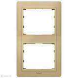 Рамка 2-постовая Legrand Galea Life Havanna бежевая 771993