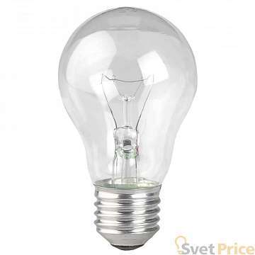 Лампа накаливания ЭРА E27 40W 2700K прозрачная ЛОН А55/А50-40-230-E27-CL