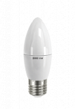 Лампа светодиодная E27 6W 2700K свеча матовая LD33216