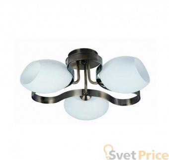 Потолочная люстра IDLamp Martha 601/3PF-SUNOldbronze