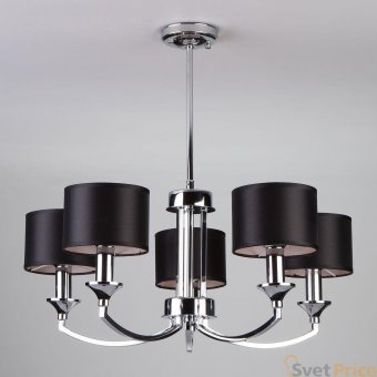 Подвесная люстра Eurosvet Diana 60067/5 хром