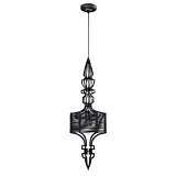 Подвесной светильник Crystal Lux Prima SP1 A Black-Silver/Black