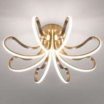 Потолочный светодиодный светильник Eurosvet Lilium 90079/8 сатин-никель